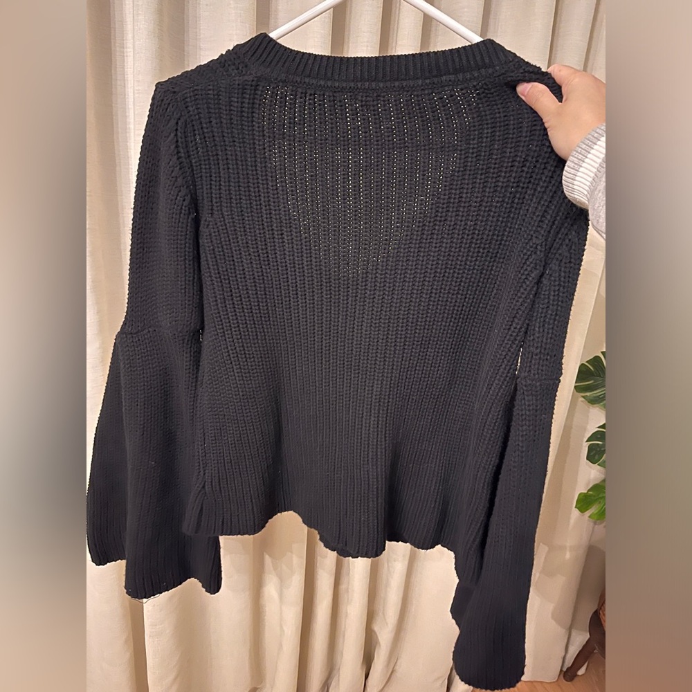 Free People Damsel bell sleeved cotton sweater - Picture 6 of 9
